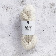 Svensk Ull 3 tr 100g Arctic Fox