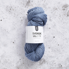 Svensk Ull 3 tr 100g Dala Blue