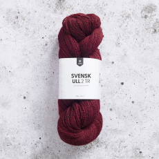 Järbo 2 tr Ull 100g Cranberry red