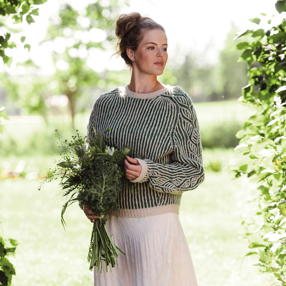 Flora - Pullover in Patentmuster (Brioche)