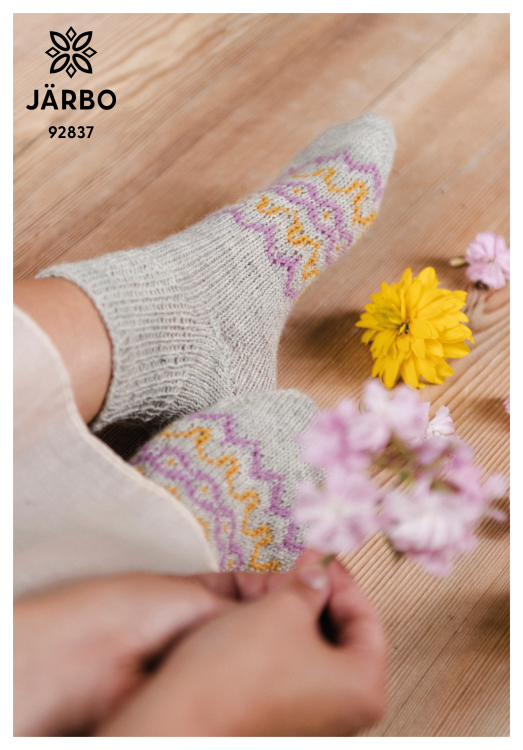 Blomster - Socken mit Muster